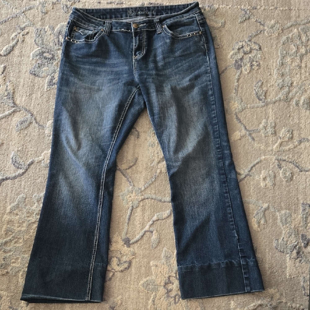 New Directions Bootcut Jeans With Pocket Detailing, Women's Size 12